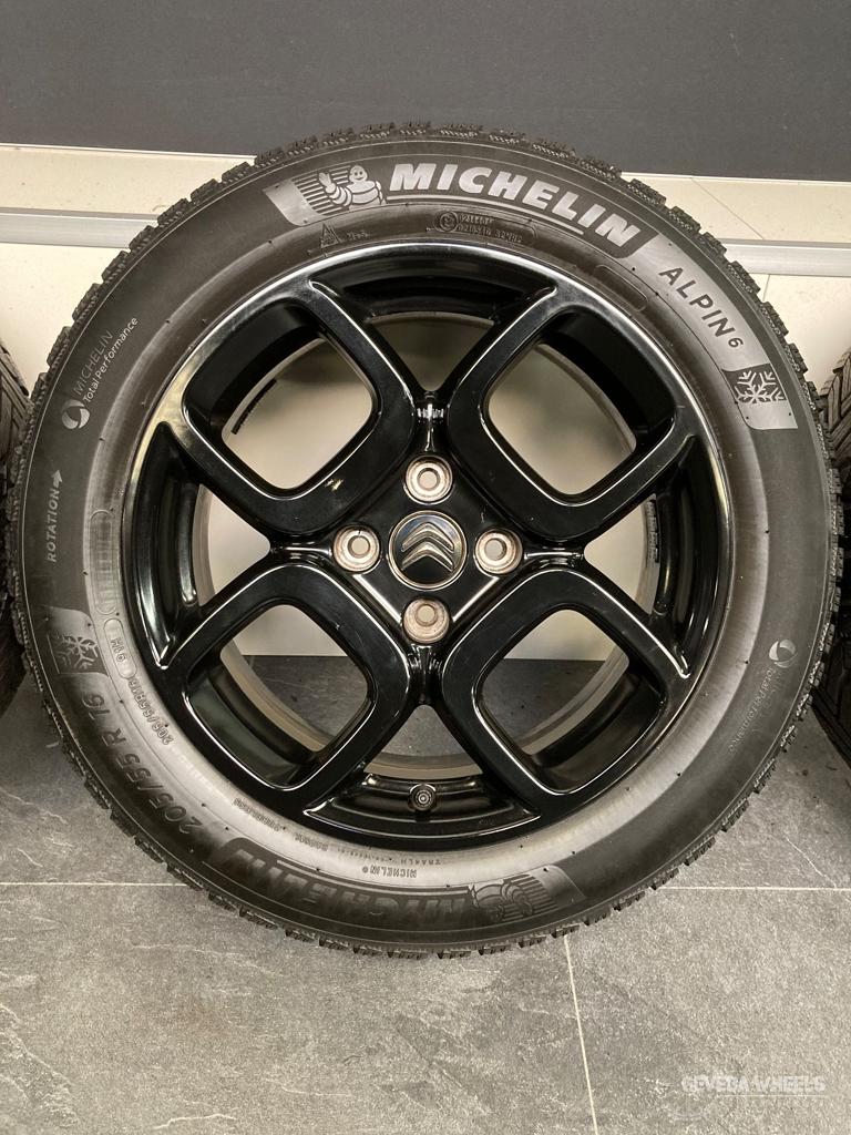 16” originele Citroen C4 Cactus velgen + winterbanden 4x108, Autos : Pièces & Accessoires, Pneus & Jantes, Pneus et Jantes, Pneus hiver