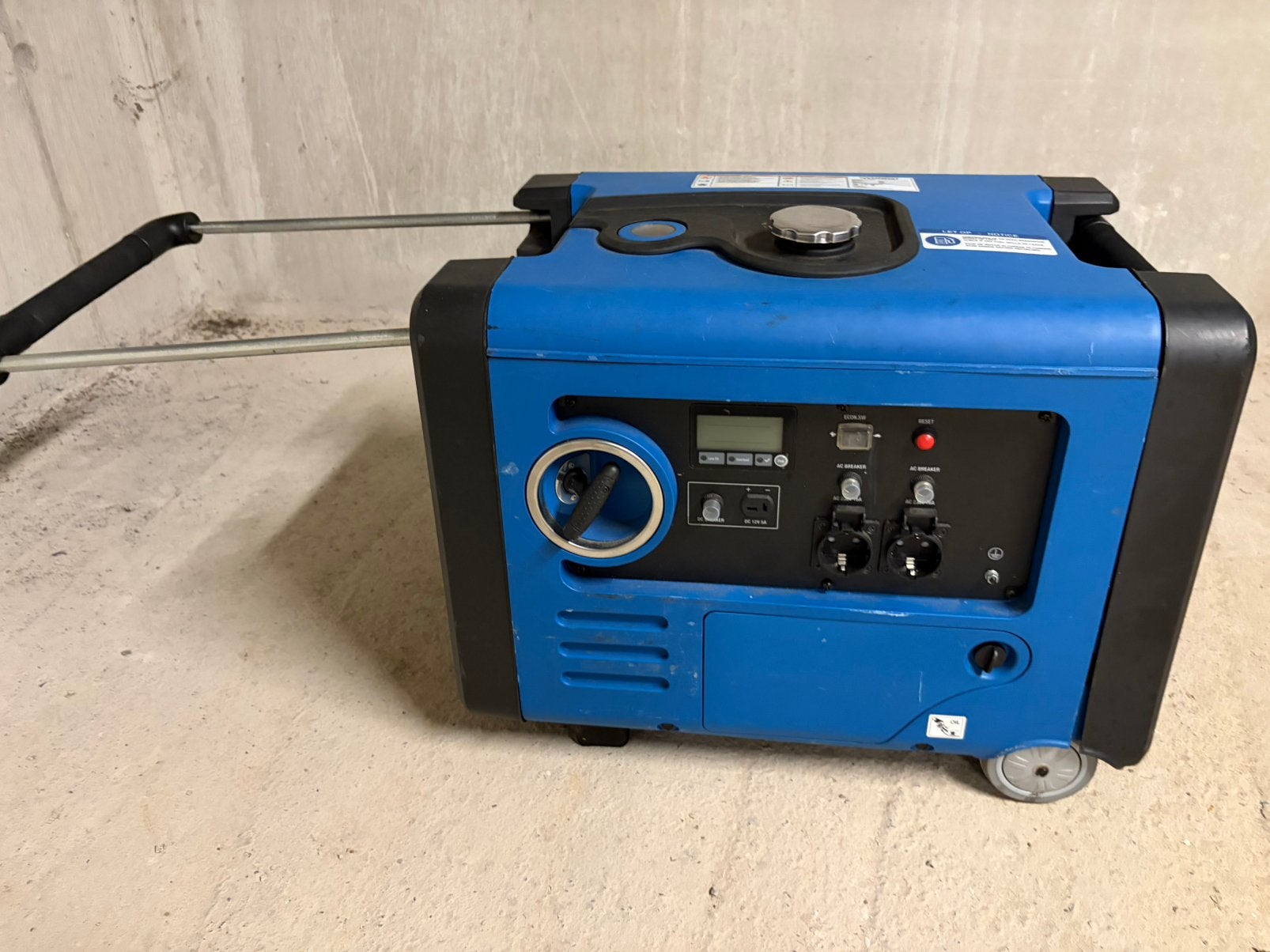 Groupe électrogène Inverter HYUNDAI 4000W (HY4500iSE), Enlèvement, Utilisé