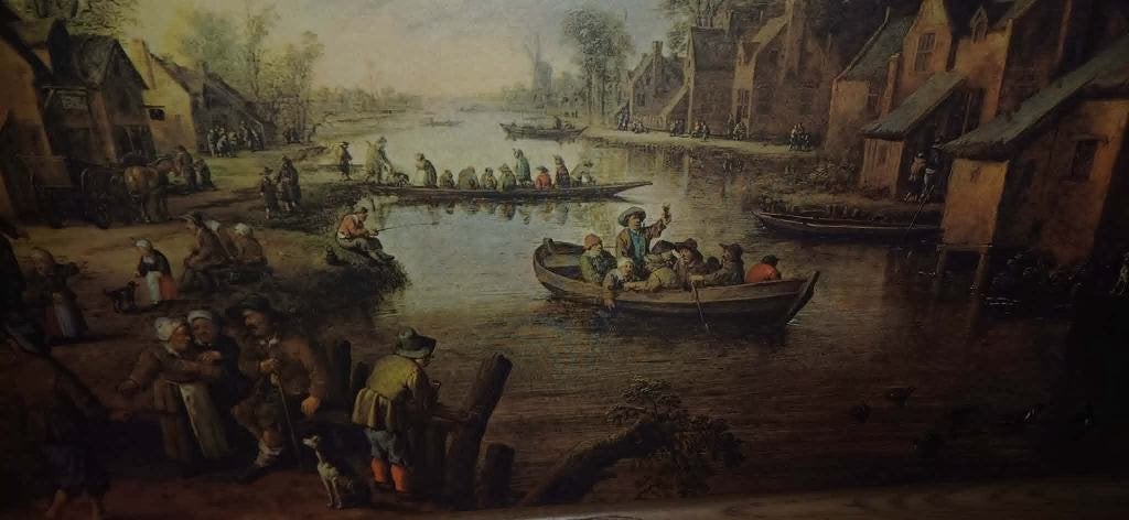 Tableau peinture, Enlèvement, Maritime / eau