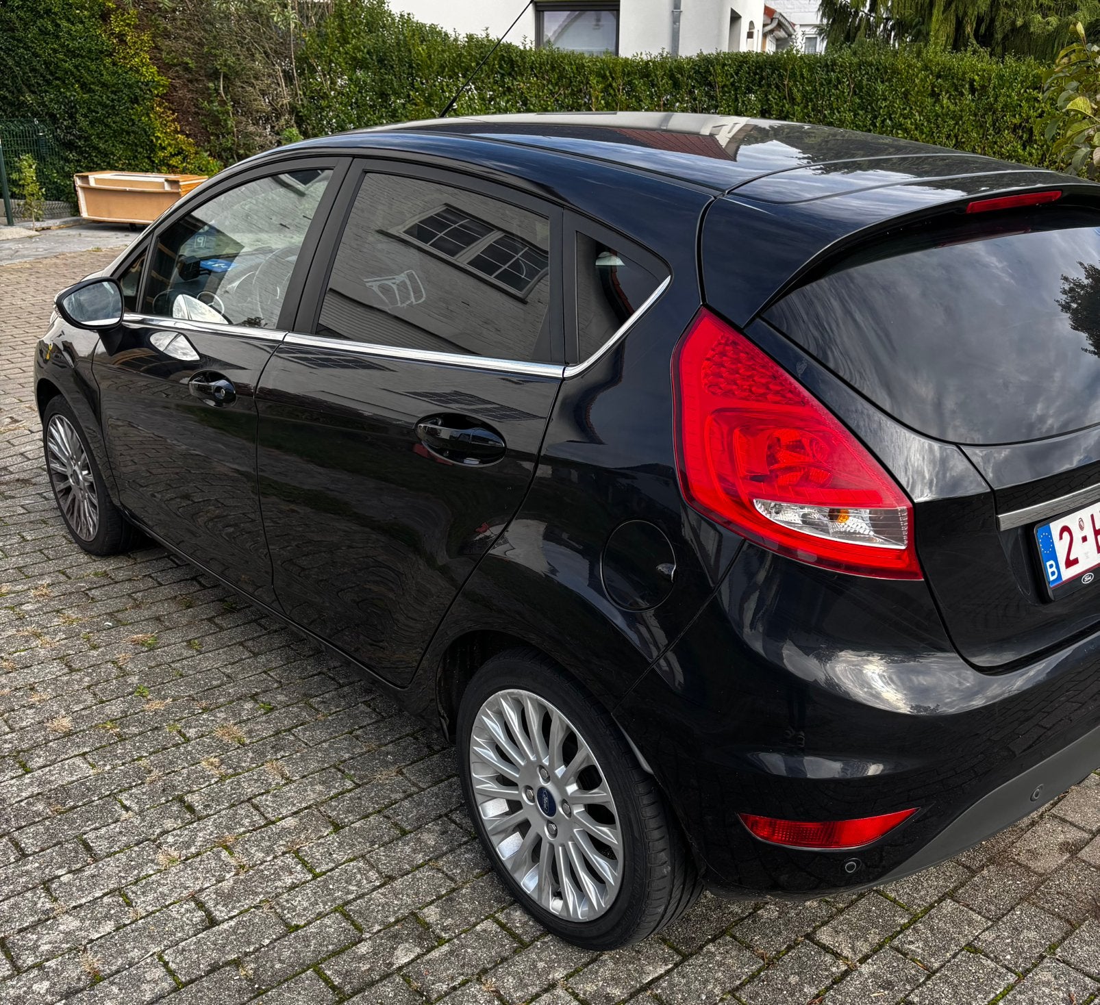Ford Fiesta 1.25i 60 pk - Titaniumpakket, Auto's, Voorwielaandrijving, Zwart, 44 kW, Particulier