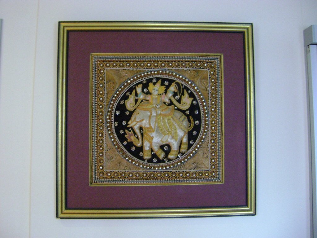 Décoration murale orientale, Maison & Meubles, Enlèvement ou Envoi, Objet de décoration, Multicolore, Comme neuf