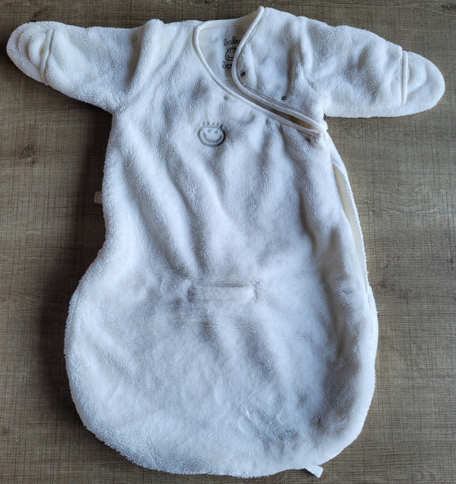 Witte, zachte slaapzak voor Maxi-Cosi, 60 cm, Zo goed als nieuw, Slaapzak, Wit