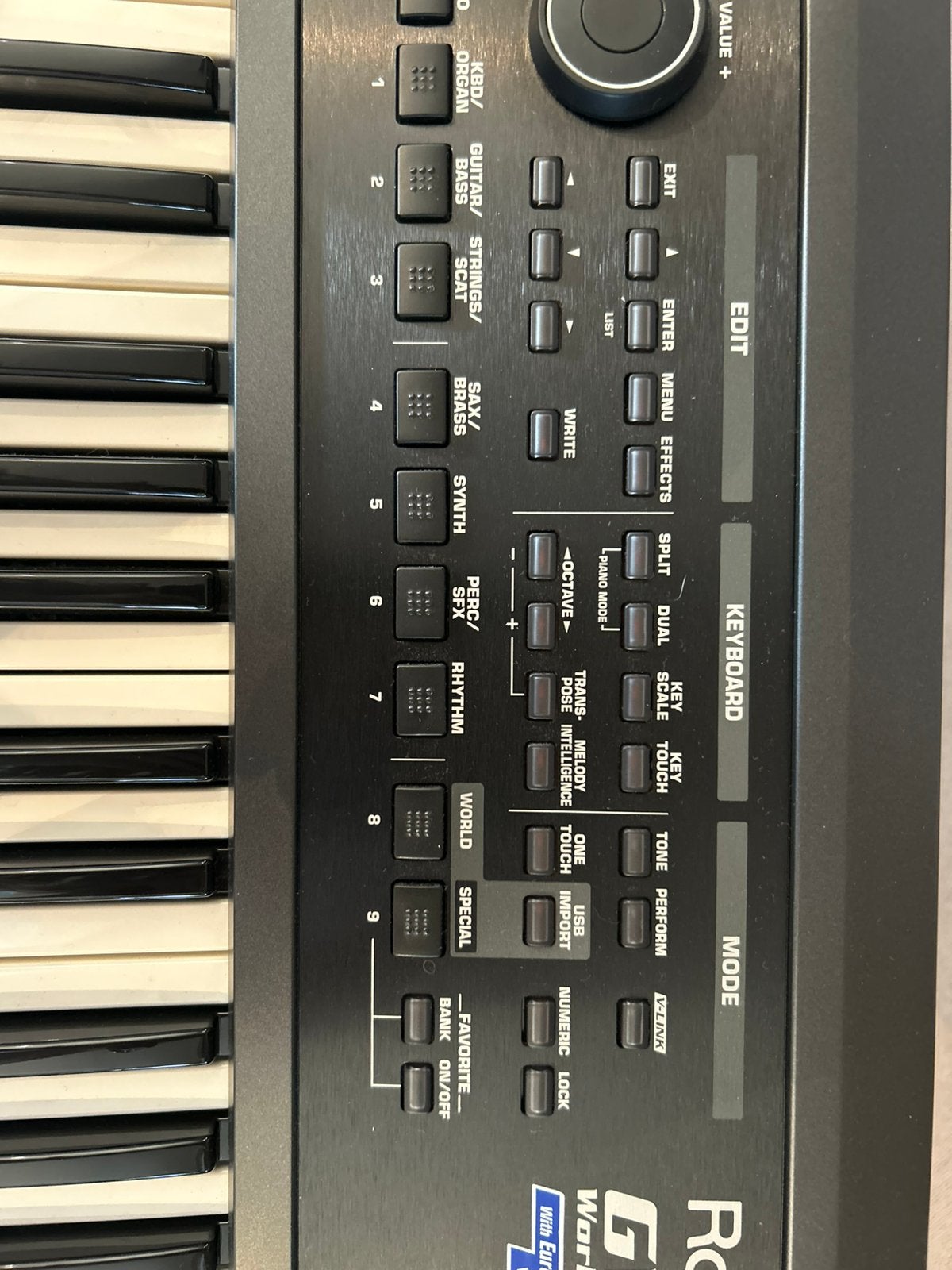 Keyboard Roland GW-8E, Ophalen, Zo goed als nieuw, 61 toetsen, Roland