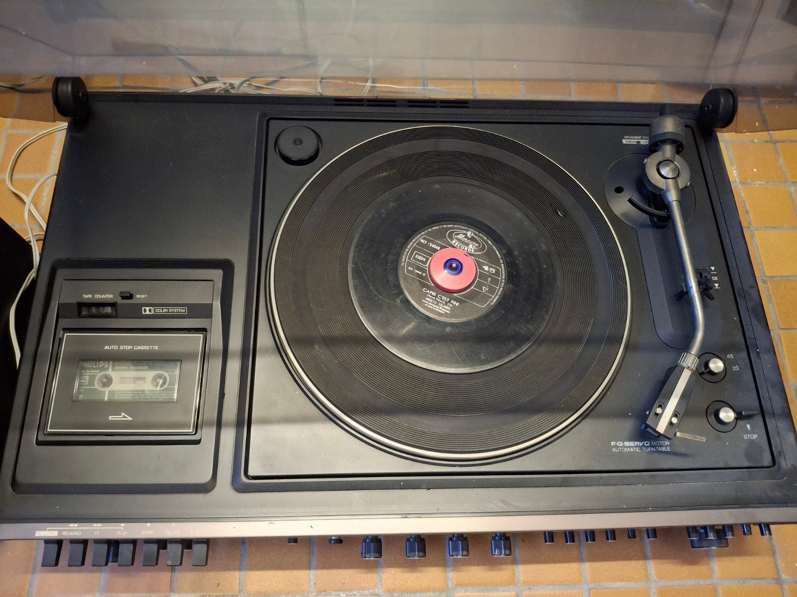 Ensemble radio phono Magnétophone cassette national panasoni, Enlèvement, Automatique