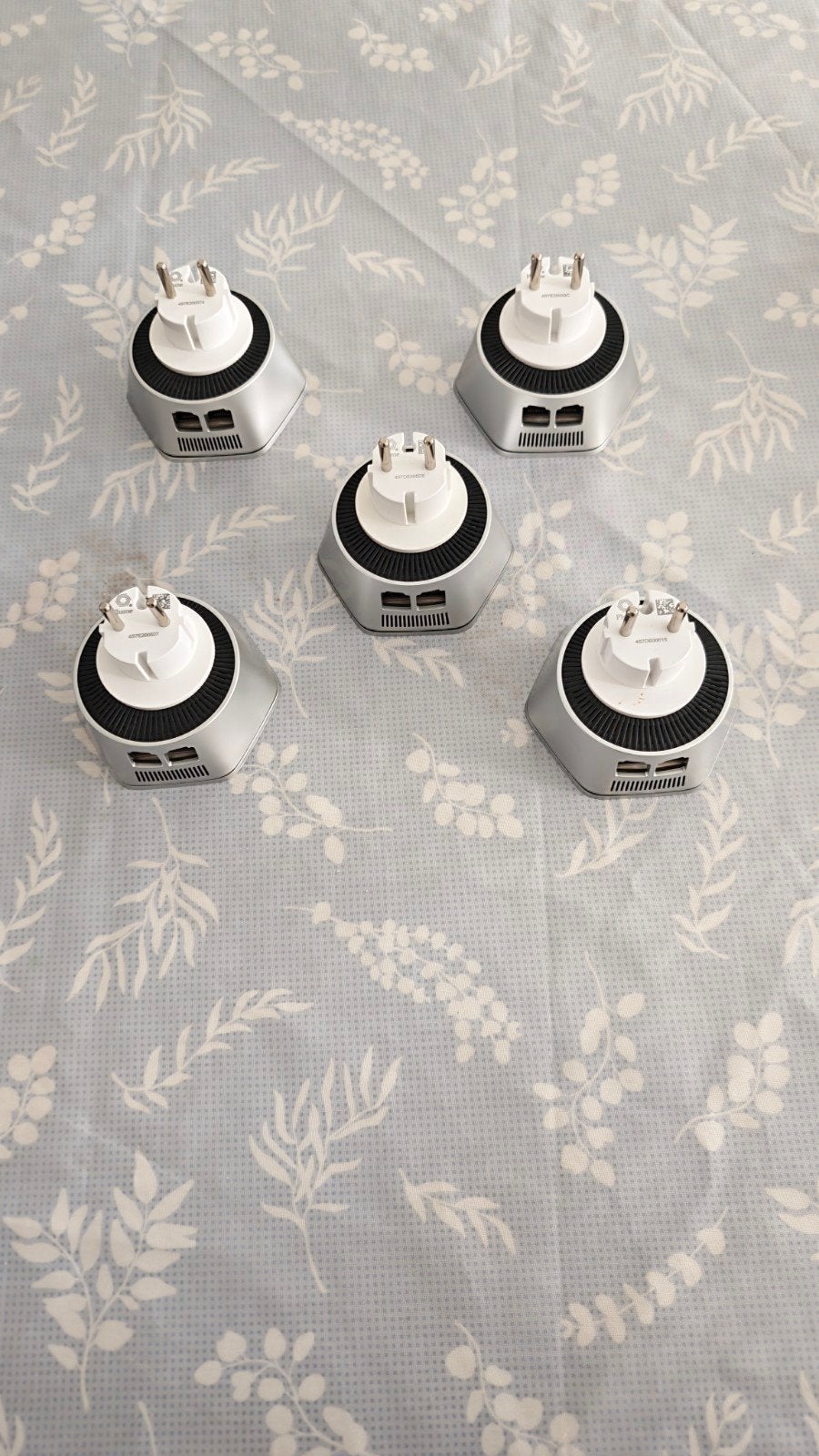 lot de 5 prises wifi CPL avec chacun 2 connecteurs câble Eth, Enlèvement ou Envoi, Comme neuf, Plume