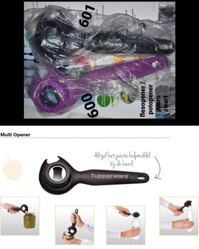 Tupperware ergonomische Keuken Hulpjes (zie omschrijving), BPA-vrij, Overige kleuren, Overige typen, Nieuw