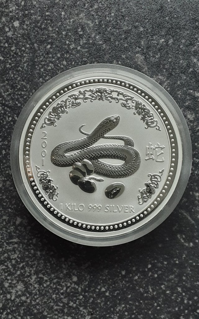 Lunar I 2001 (TRÈS RARE), Timbres & Monnaies, Enlèvement ou Envoi, Argent