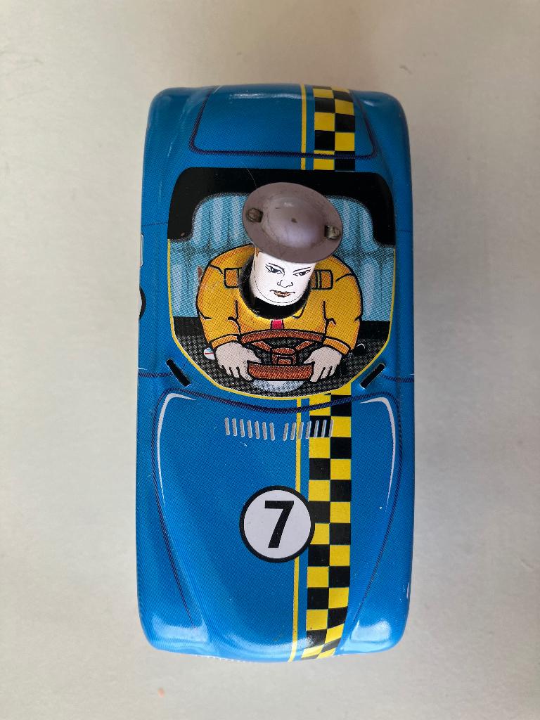 Vintage blikken raceauto Tin Treasures Retro tin toy, Enlèvement ou Envoi, Autres types