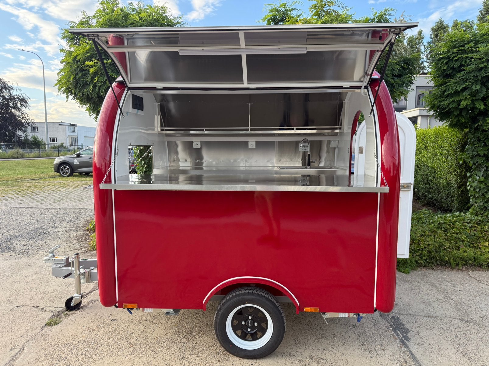 Foodtrailers, Ophalen