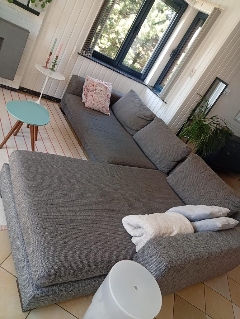 Hoeksalon, Ophalen, Gebruikt, Stof, Design