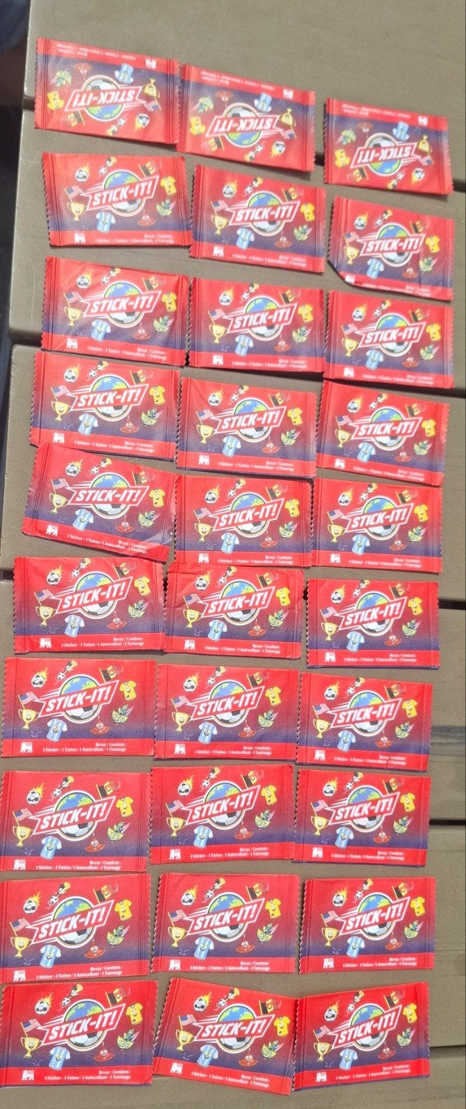 Delhaize stick it, Verzamelen, Ophalen