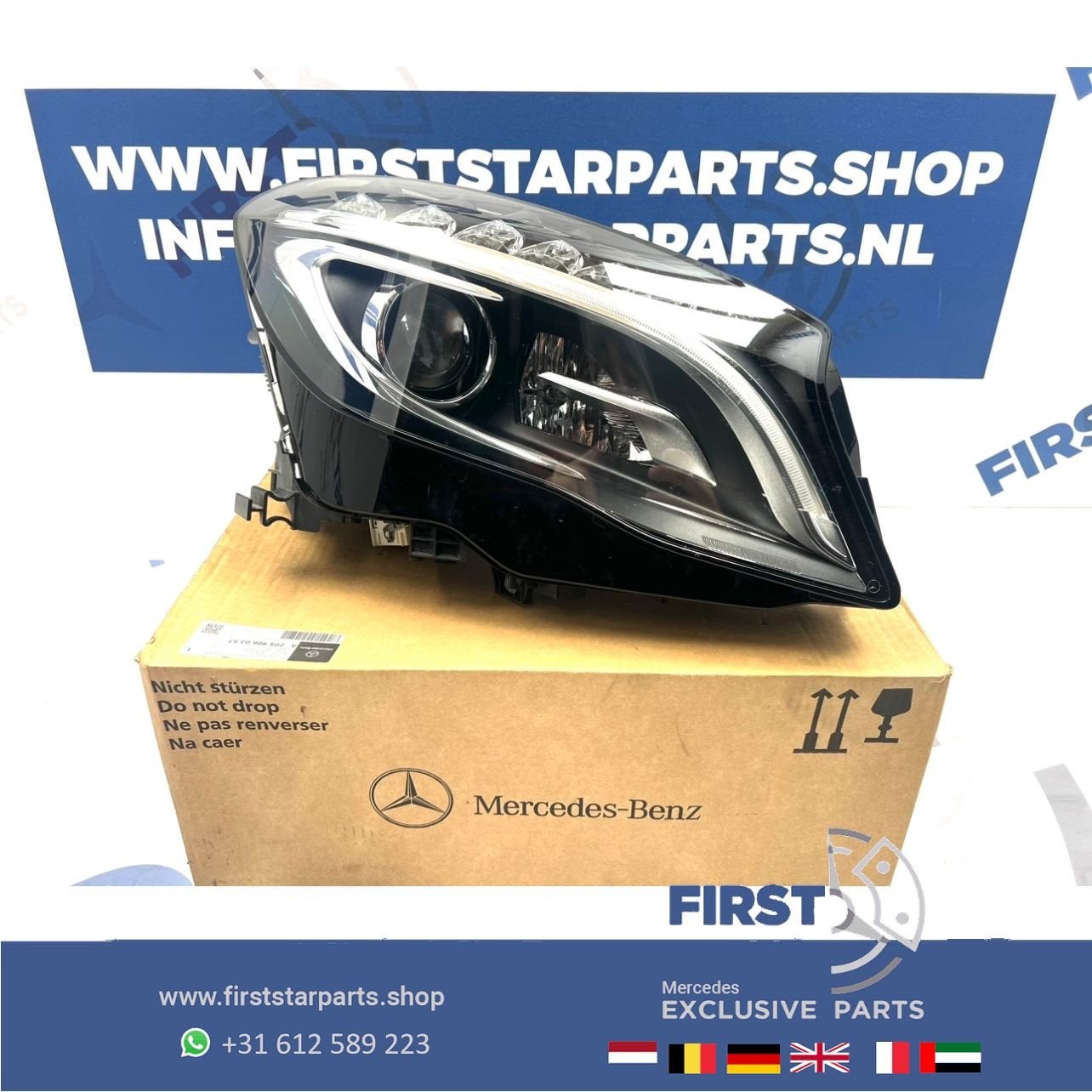 A1569062400 W156 GLA ILS KOPLAMP RECHTS origineel Mercedes I, Utilisé, -, -, Enlèvement ou Envoi