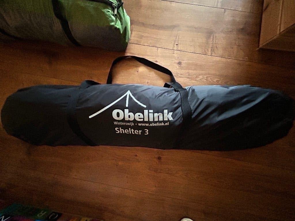 Bo-Camp 2-persoonstent + Obelink Shelter 3, Enlèvement, Jusqu'à 3