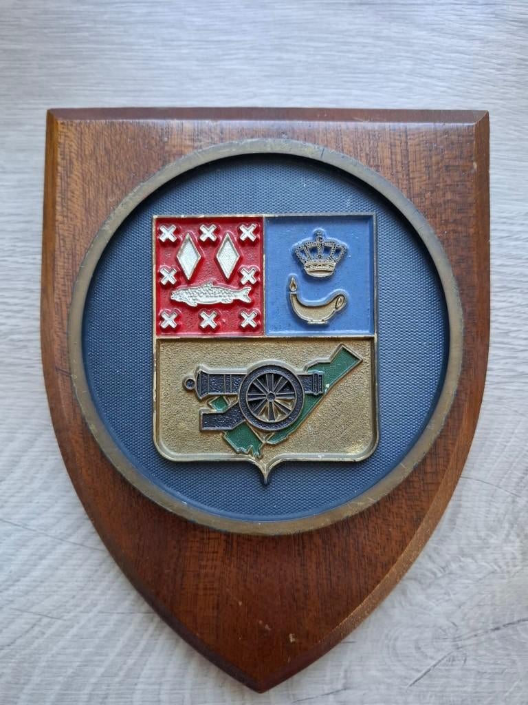 Schildje Kamp van Brasschaat ABL, Verzamelen, Verzenden, Landmacht, Embleem of Badge