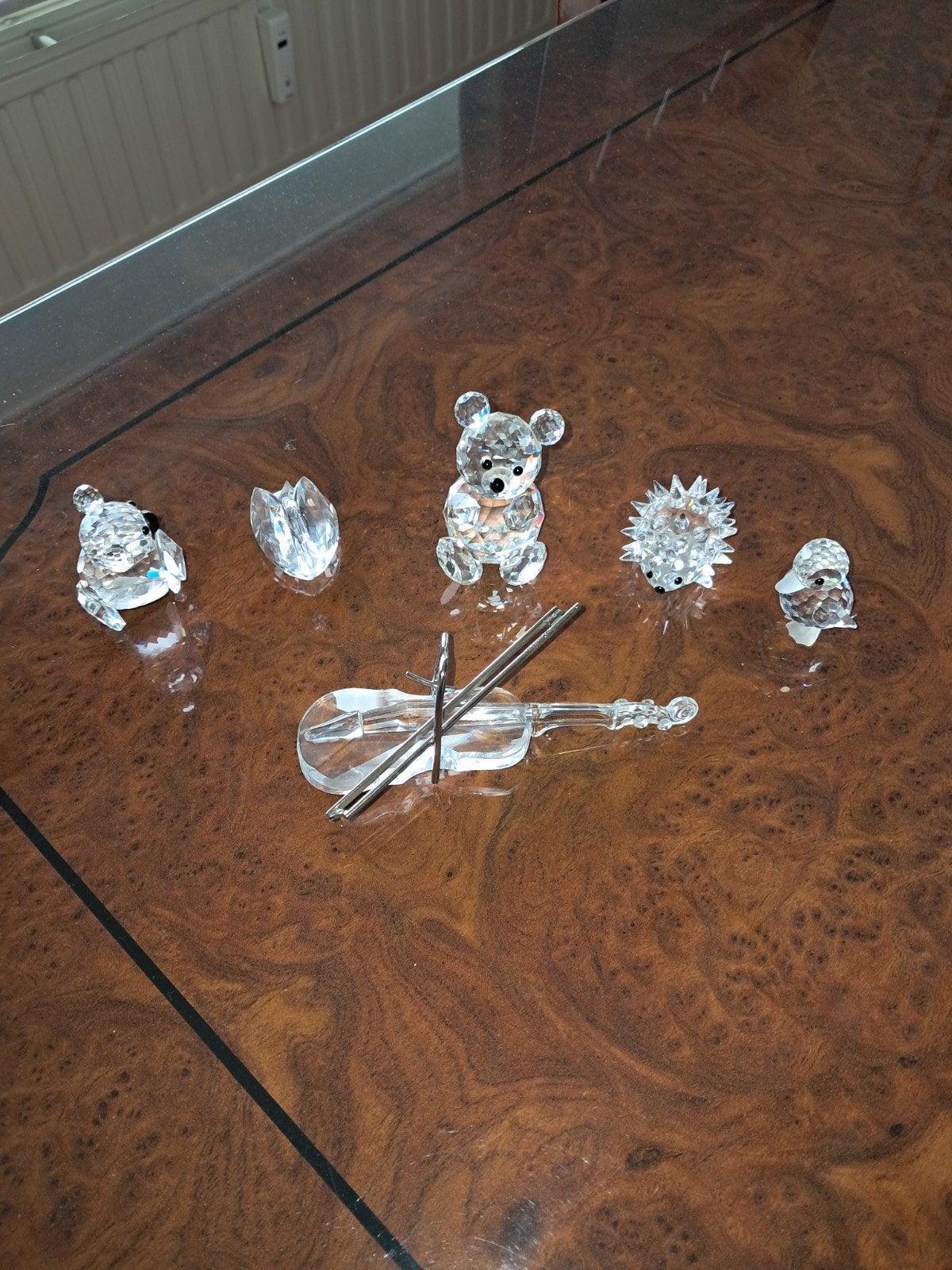 swarovski beeldjes, Ophalen