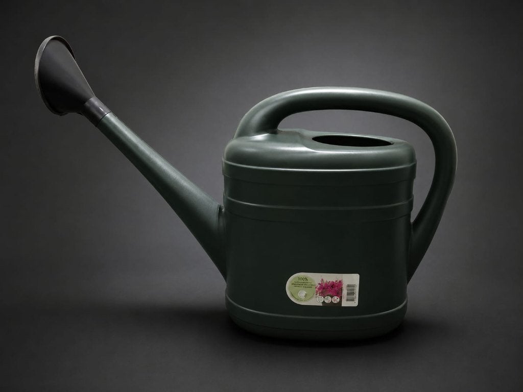 Arrosoir en plastique de 10 litres de couleur vert foncé., Jardin & Terrasse, Enlèvement, Neuf, Autres matériaux
