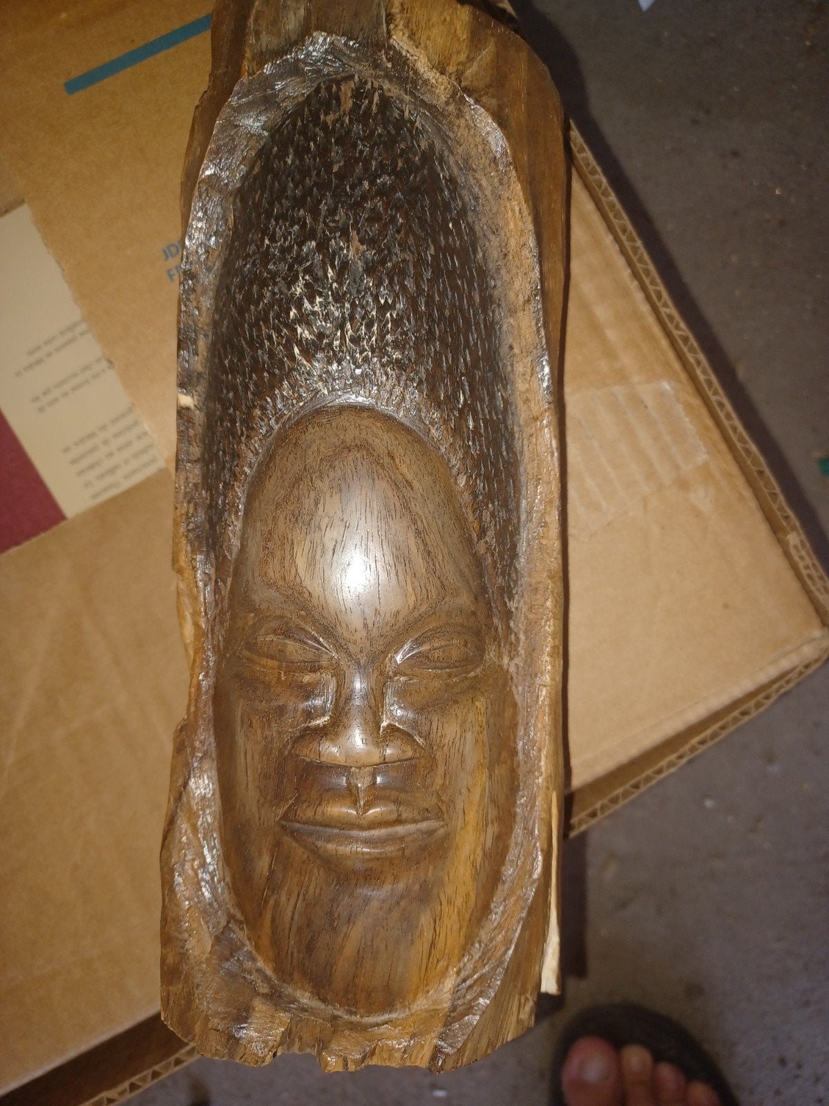 Masker Zuid Afrika jaren 70, Ophalen of Verzenden, Hout