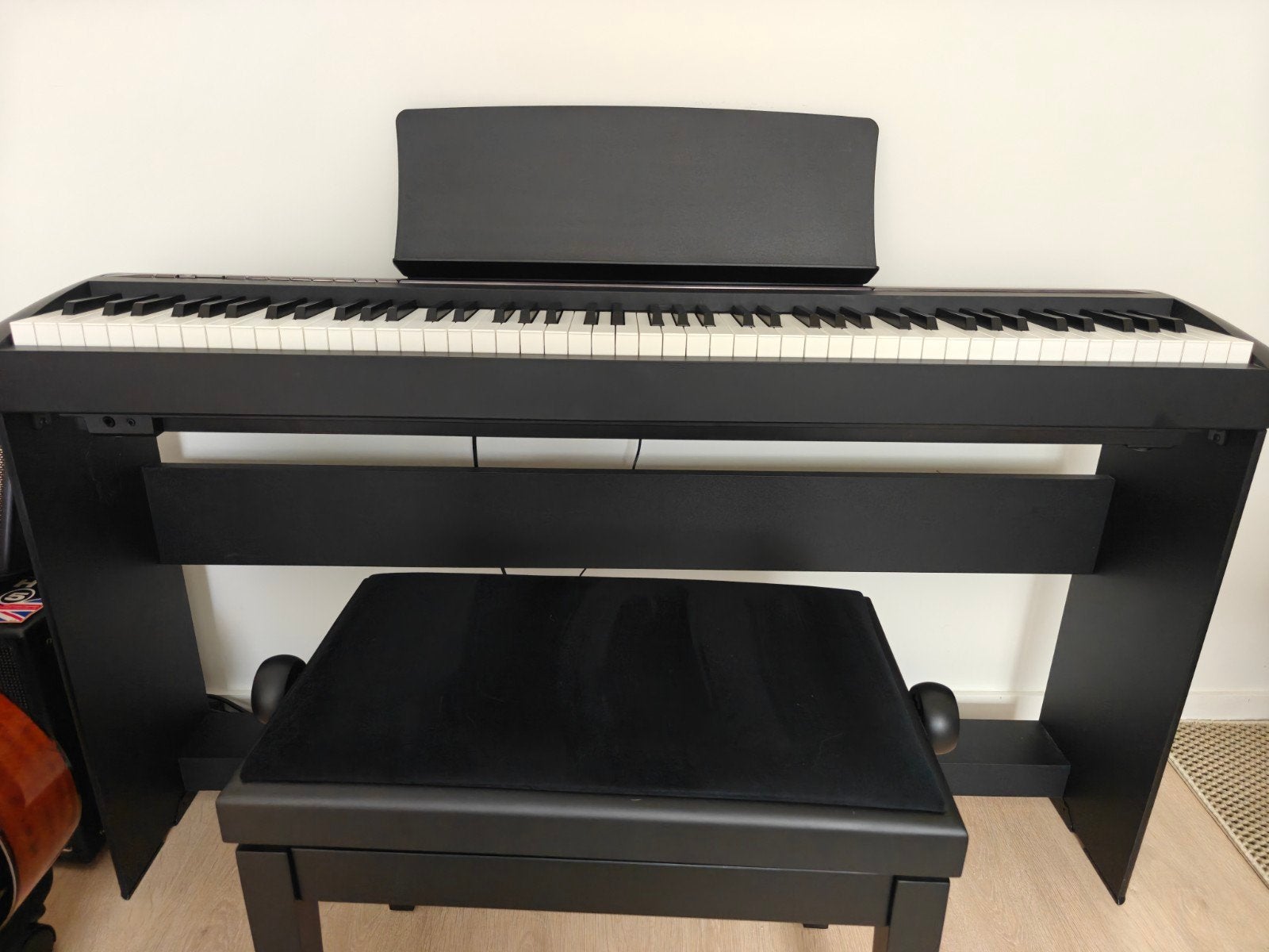 Kawai ES-120 B Deluxe Bundle – état impeccable, Comme neuf, Digital, Enlèvement, Piano