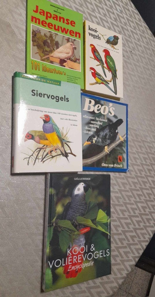 5 Boeken over vogels, Livres, Enlèvement ou Envoi, Comme neuf, Oiseaux