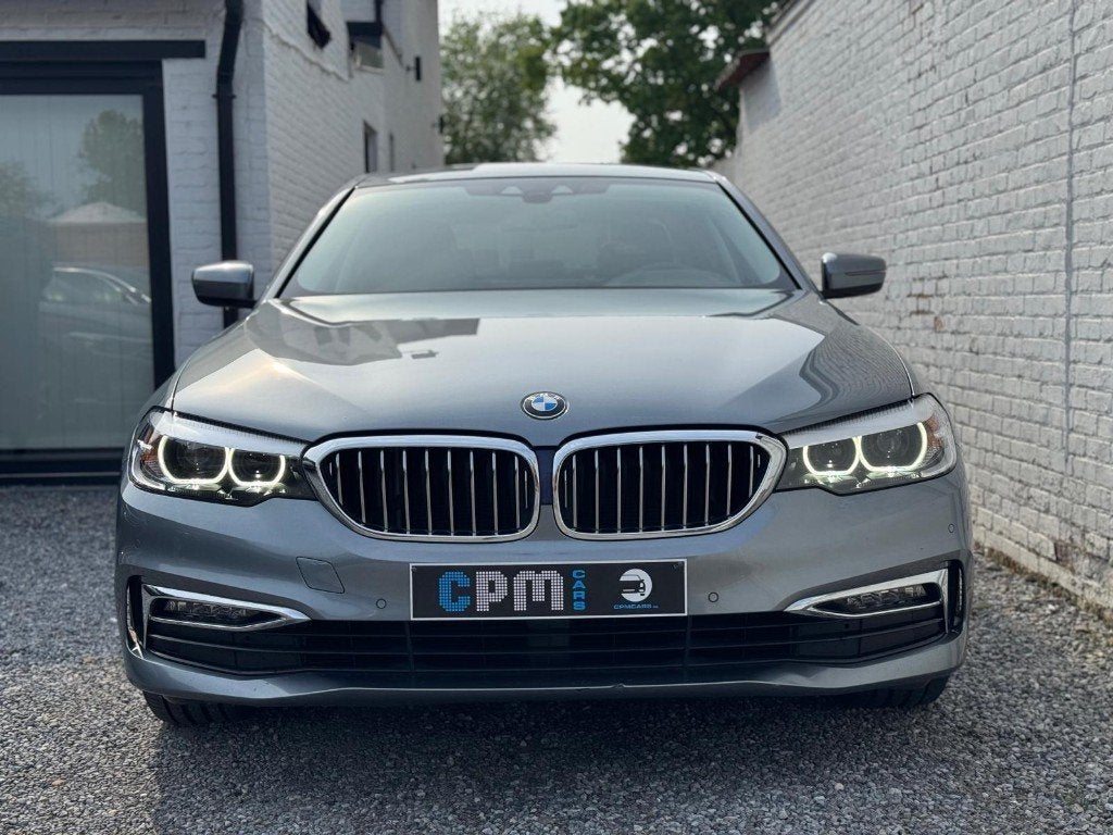 BMW 518 d * BTW / TVA * FULL HISTORIEK * CAMERA * NAV, Cuir, Argent ou Gris, Éclairage LED, Entreprise