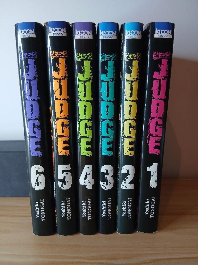 Lot mangas Judge 1-6 complet – thriller survival game, Yoshiki Tonogai, Comme neuf, Enlèvement, Comics