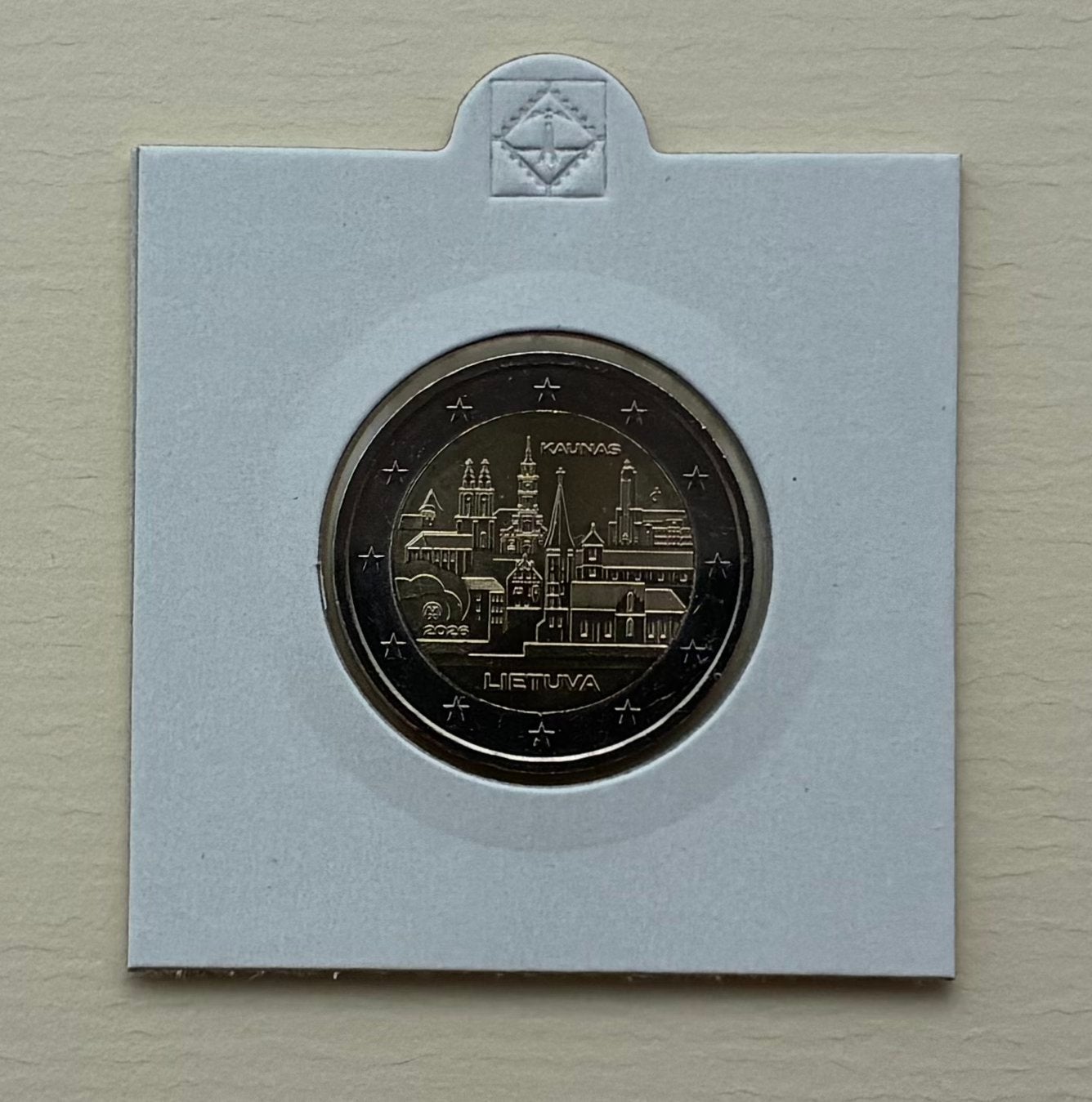 2€ Litouwen 2026 - Stad Kaunas - UNC, Verzenden, Overige landen, 2 euro, Losse munt