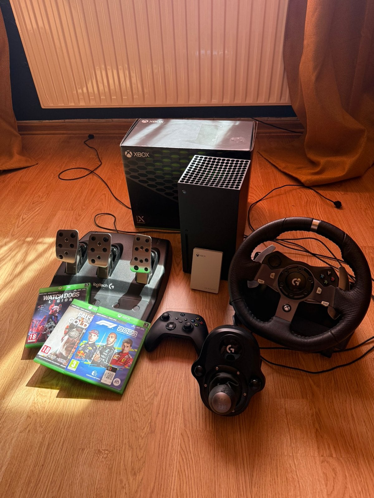 Xbox série x avec volant  logitech g920, Enlèvement, Comme neuf, Xbox Series X