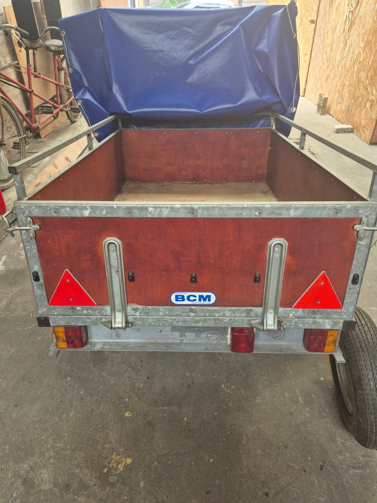 remorque bâché ( prix 350 euros ), Enlèvement, Utilisé