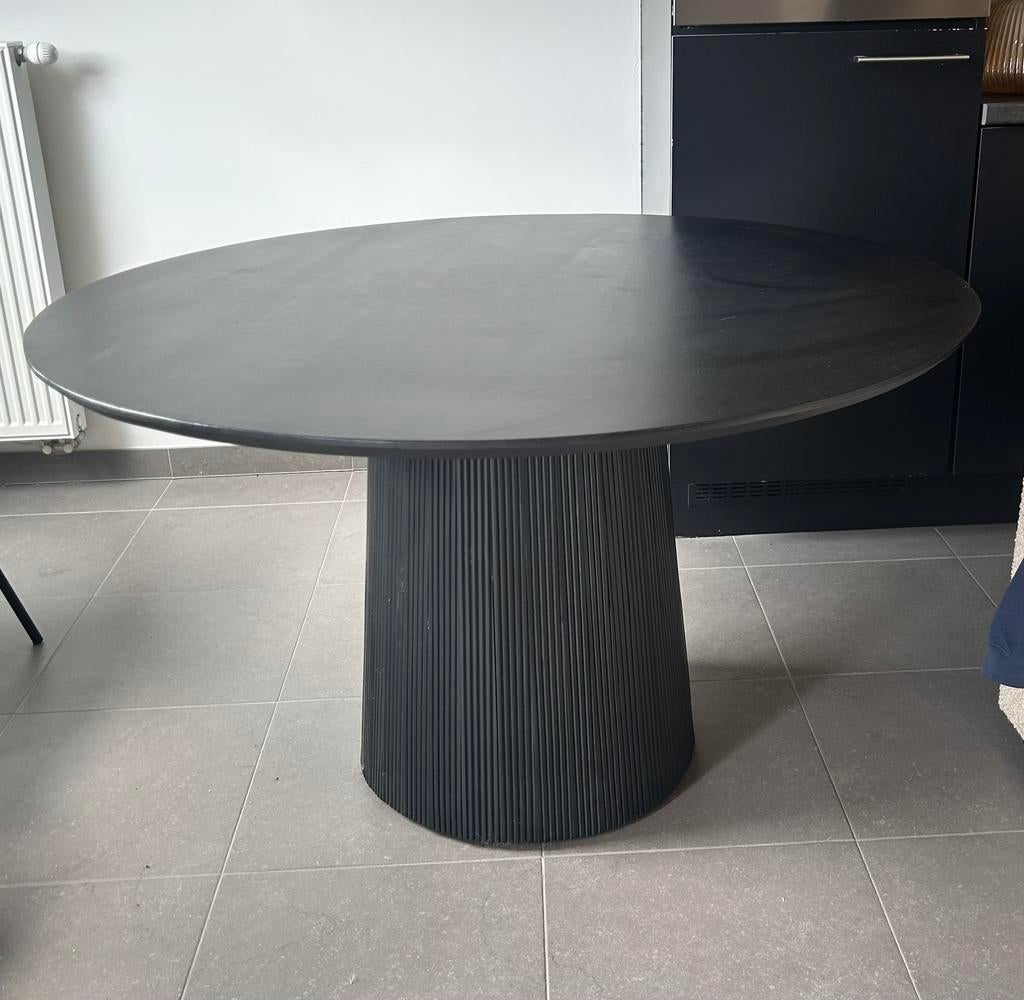 Eettafel Rome rond 130 cm x 130 cm x 76 cm, Huis en Inrichting, Tafels | Eettafels, Ophalen, Rond, Zo goed als nieuw, Vier personen