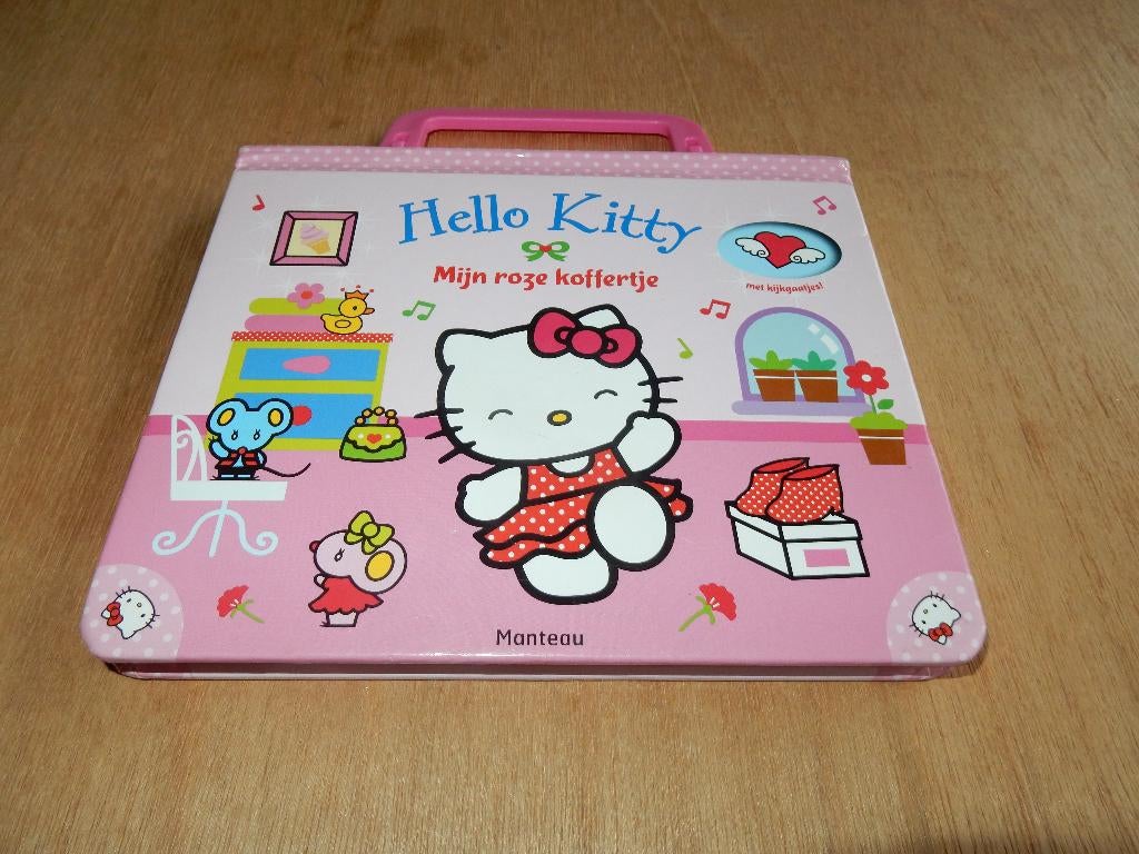 nr.558 - Hello kitty mijn roze koffertje - kleuterboek, Ophalen of Verzenden