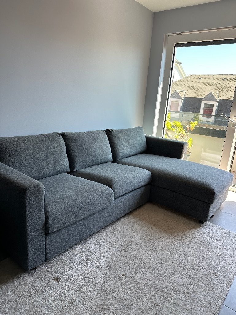 IKEA, VIMLE, Canapé, 3 places, avec méridienne, repose-pieds, Maison & Meubles, Enlèvement, Comme neuf, Quatre personnes ou plus