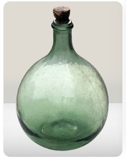Dame-Jeanne ✅ verte 6 litres ~ vintage, Enlèvement