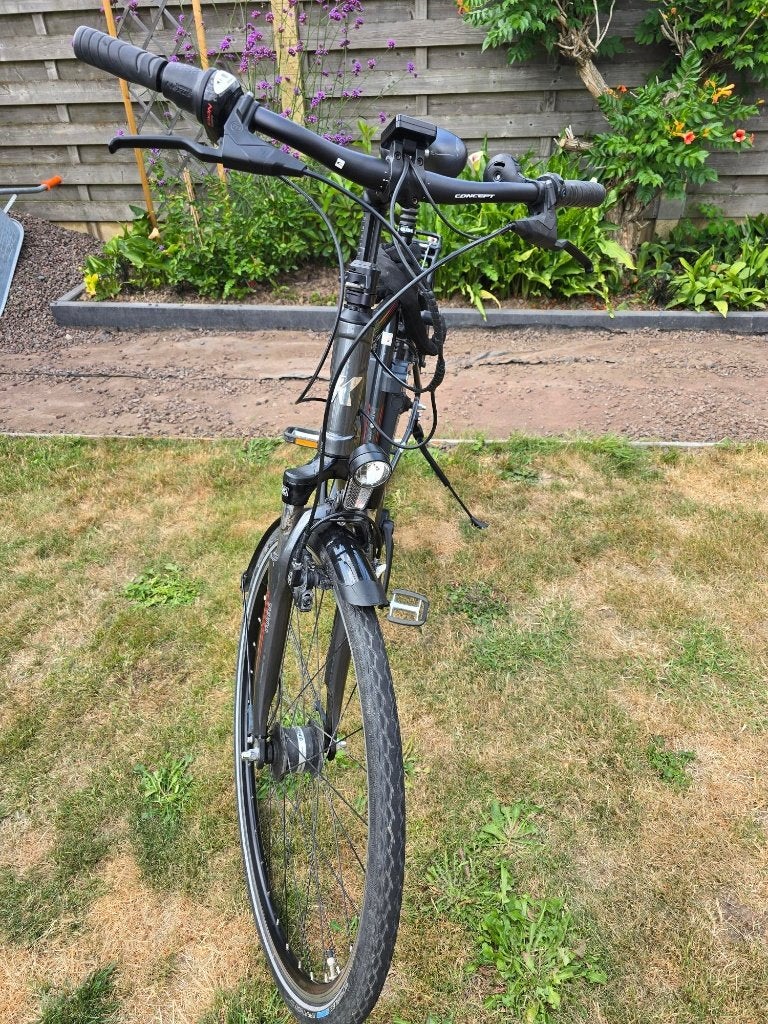 elektrische herenfiets Kalkhoff, Ophalen, Zo goed als nieuw, 50 km per accu of meer