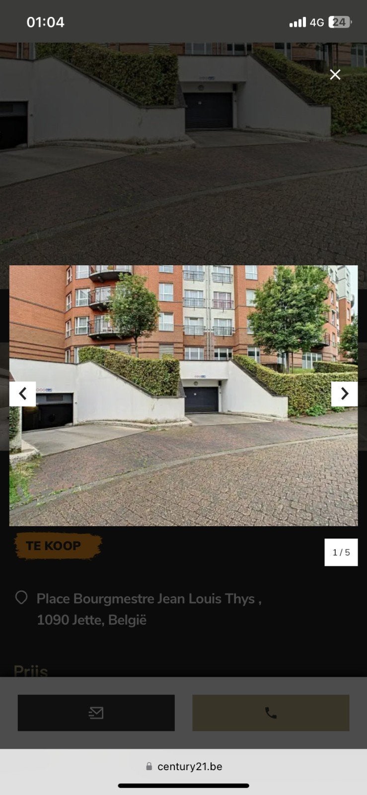 place de parking non loin de l'hôpital UZ, Bruxelles