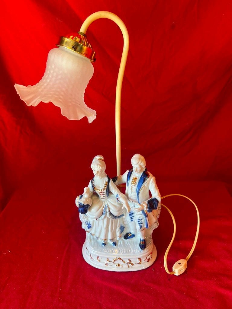 Lampe vintage pour couple., Enlèvement ou Envoi