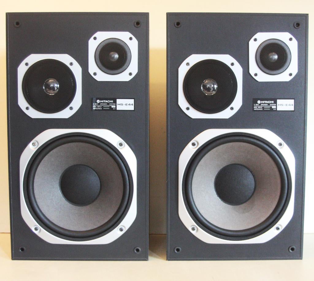 Hitachi HS-E44 Luidsprekers / 50 Watt / 8 Ohm / 3-Way System, Audio, Tv en Foto, Luidsprekerboxen, Ophalen of Verzenden, Zo goed als nieuw