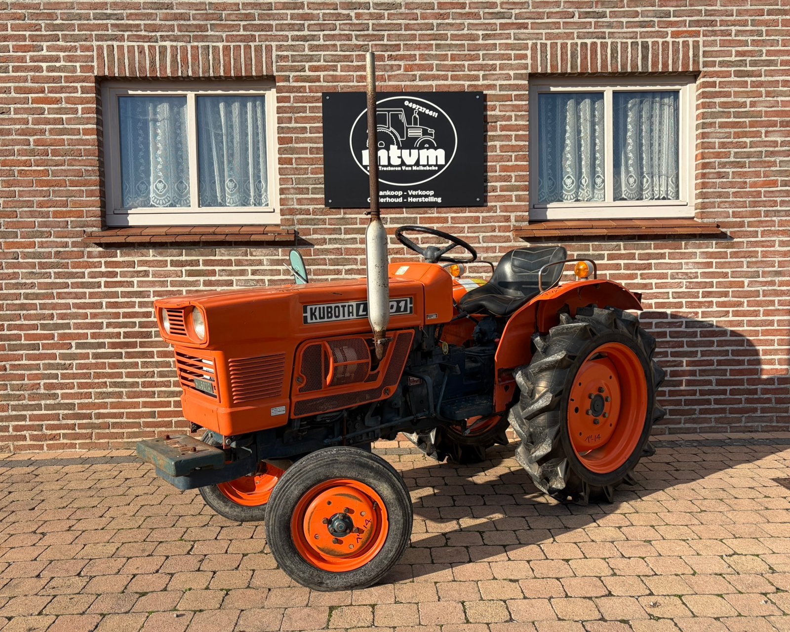 Minitractor Kubota L1801 - 2cilinder - 2wd - Zéér sterk, Enlèvement ou Envoi