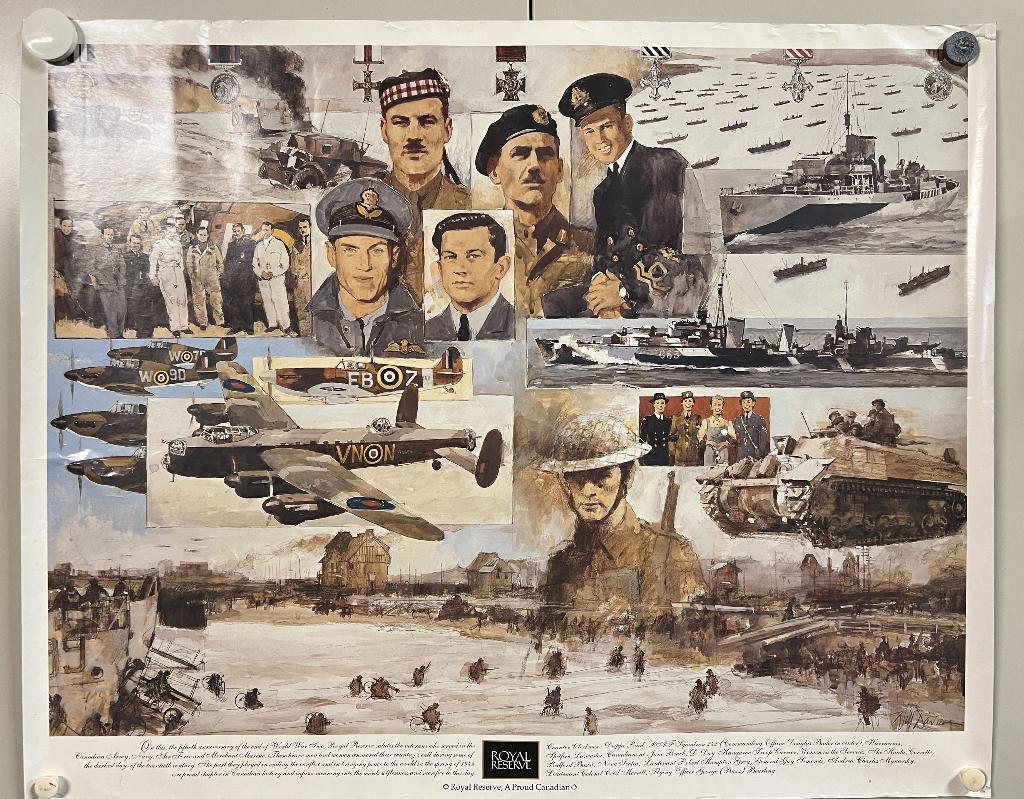 Militaria  - 2 posters, Ophalen of Verzenden, Overige soorten, Foto of Poster