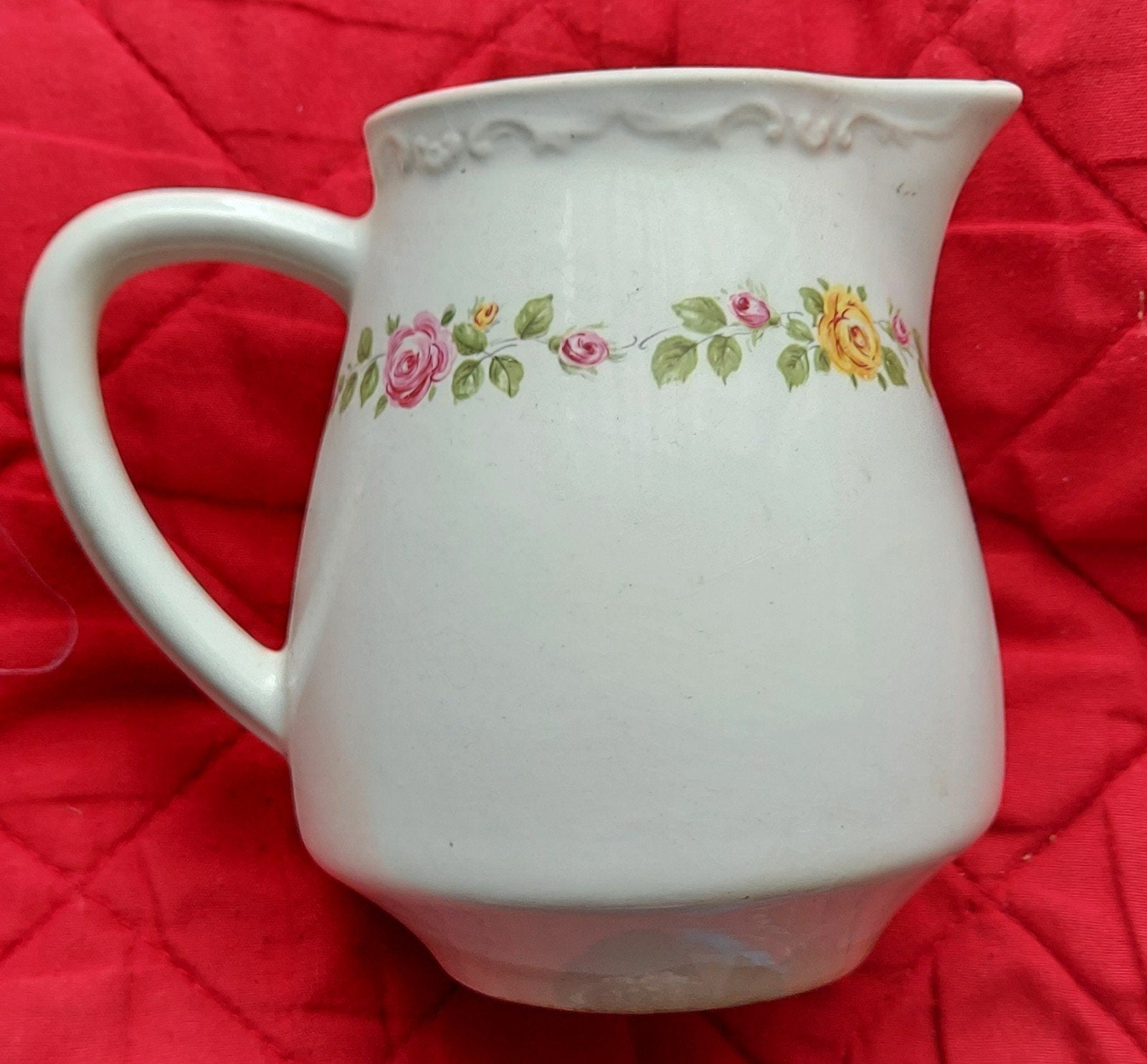 1 pot lait fleur 11cm, Antiquités & Art, Enlèvement ou Envoi