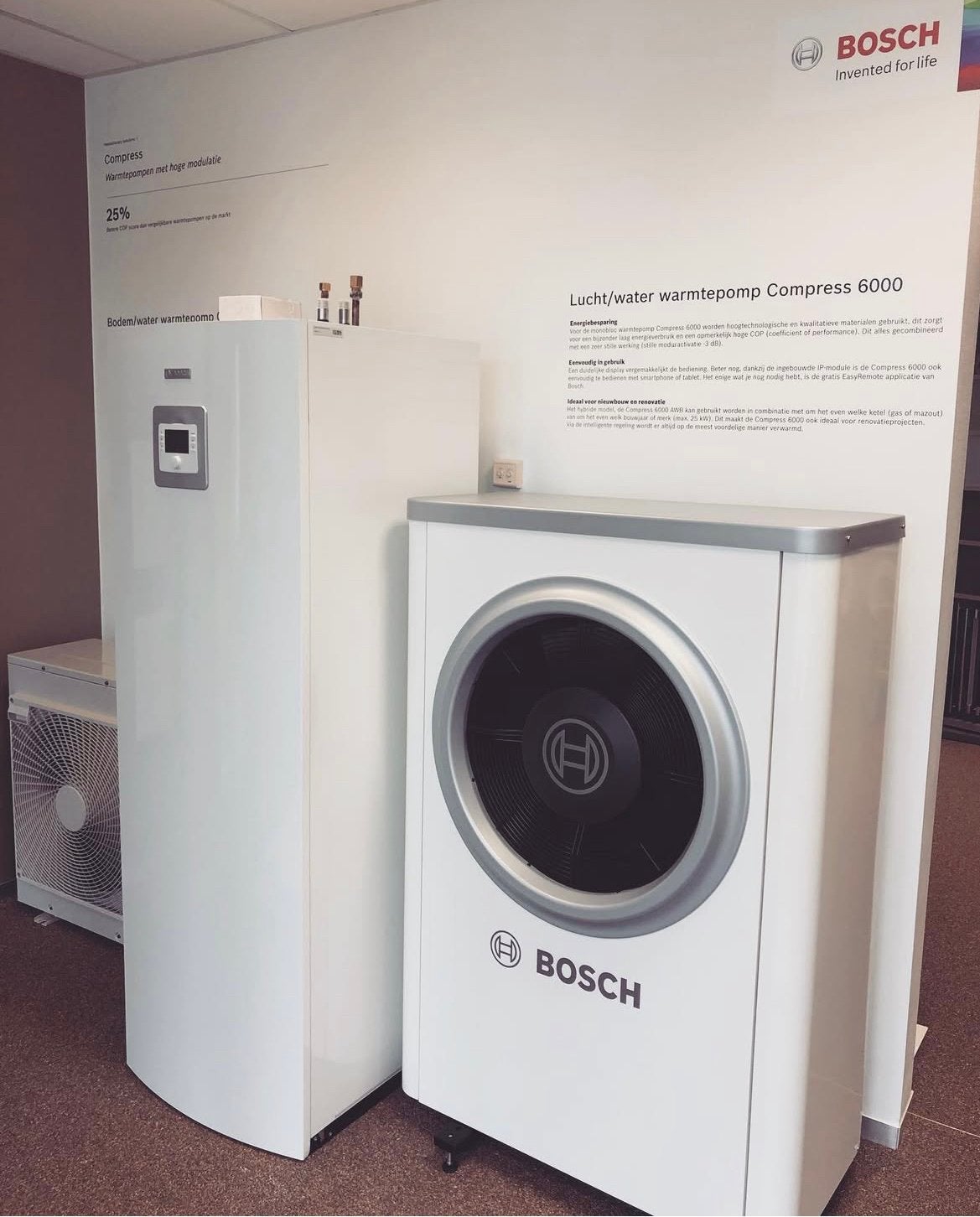 Warmtepomp Bosch, Doe-het-zelf en Bouw, Ophalen, Nieuw