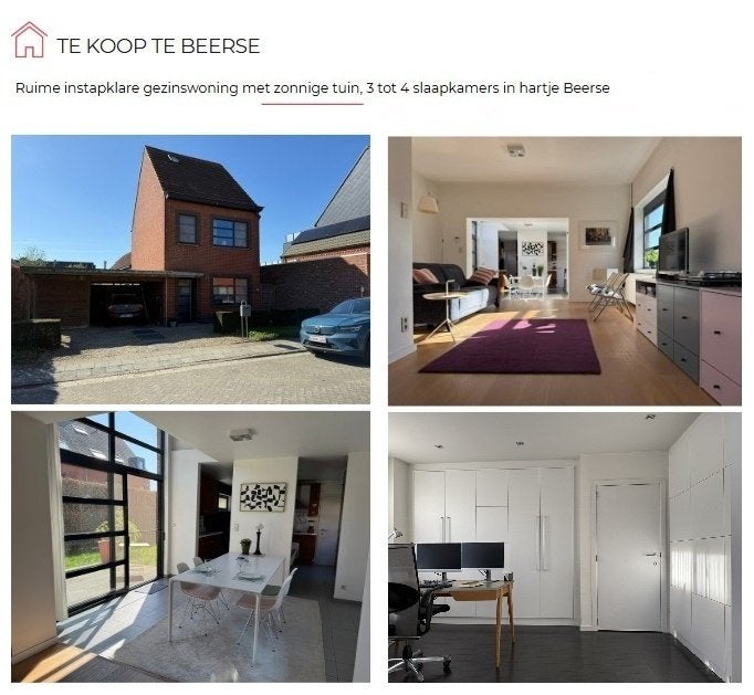 Ruime instapklare gezinswoning in hartje Beerse, 200 tot 500 m², Beerse, Vrijstaande woning, 3 kamers