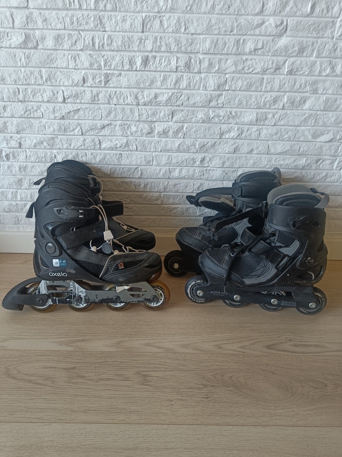 Rollerblates, Sport en Fitness, Skeelers, Ophalen, Inline skates 4 wielen, Verstelbaar, Gebruikt