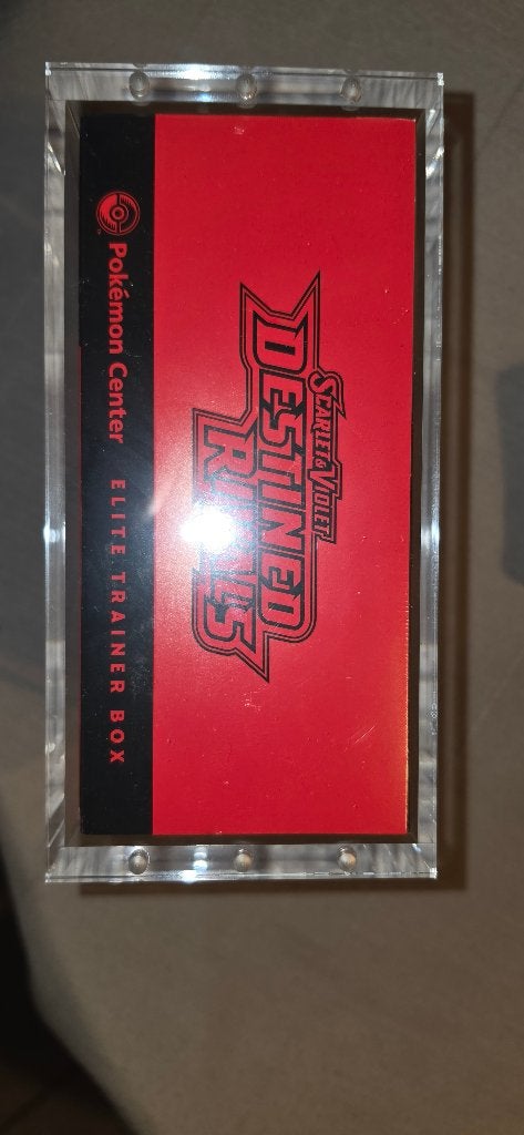 Pokemon Center Elite Trainer Box Destined Rivals, Hobby en Vrije tijd, Ophalen, Zo goed als nieuw, Boosterbox, Foil