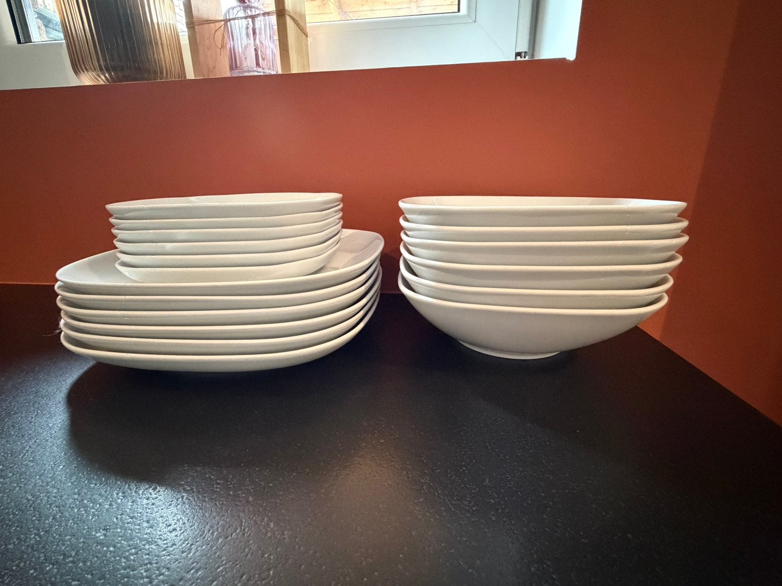 IKEA servies 18-delig – 6 personen – wit, Huis en Inrichting, Keuken | Servies, Ophalen, Zo goed als nieuw