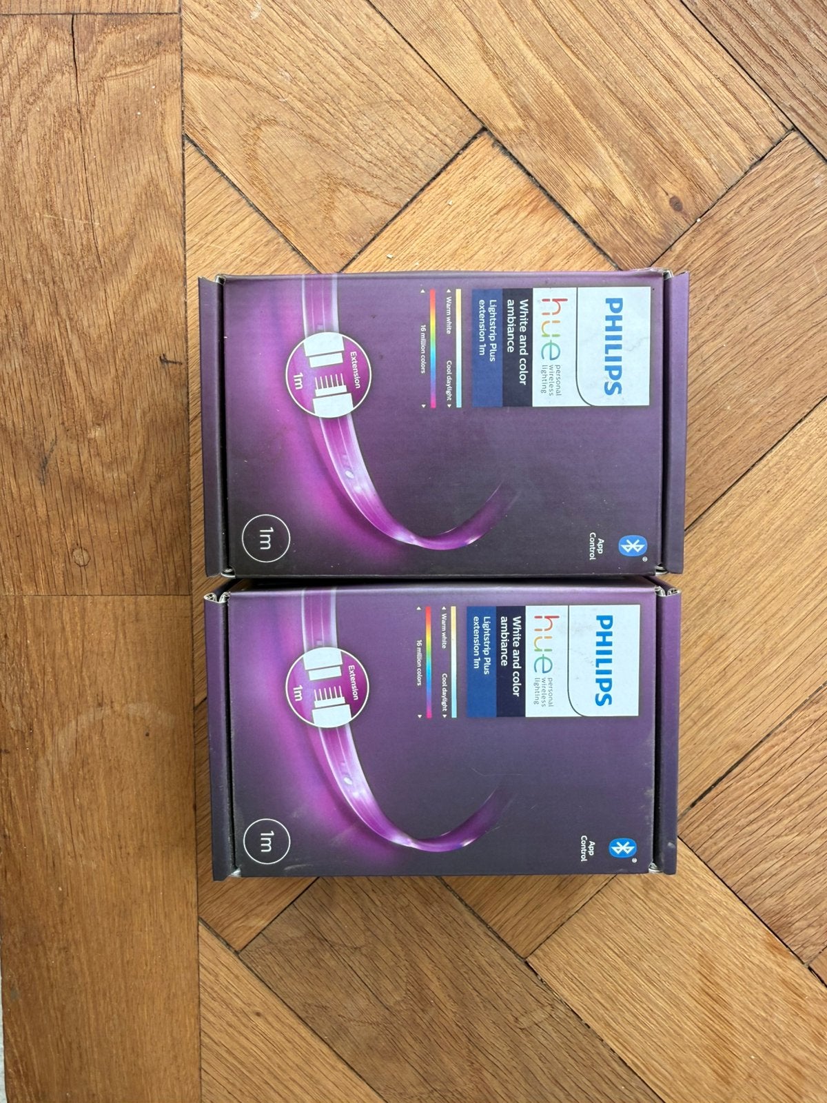 Philips hue white and color ledstrip plus 1 m extension, Maison & Meubles, Lampes | Lampes en vrac, Enlèvement, Comme neuf, Philips