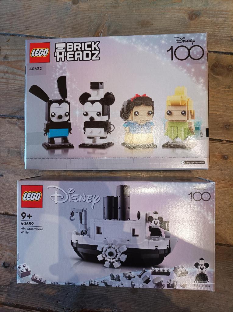 Lot 2 Lego 100 jaar Disney 40622 + 40659 Nieuwe Mickey Mouse, Kinderen en Baby's, Speelgoed | Duplo en Lego, Lego, Nieuw, Ophalen of Verzenden