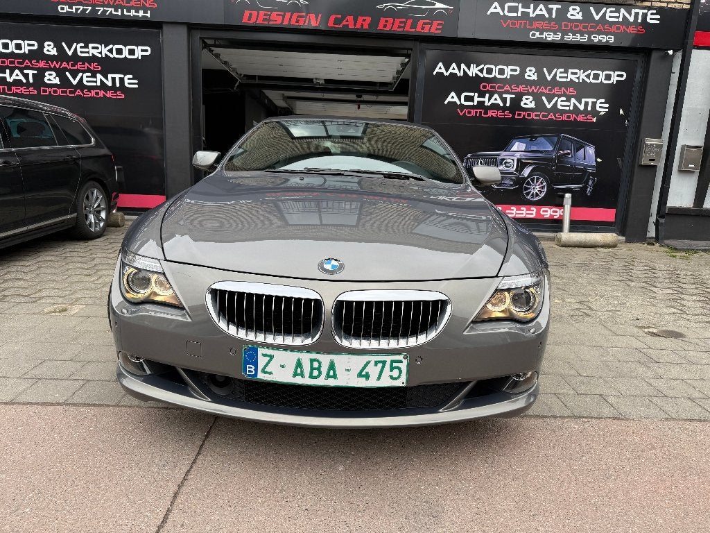 BMW 650 Belgische auto 36000km Carnet BMW*Carpas compleet*, Auto's, Automaat, Zwart, Cabriolet, Bedrijf