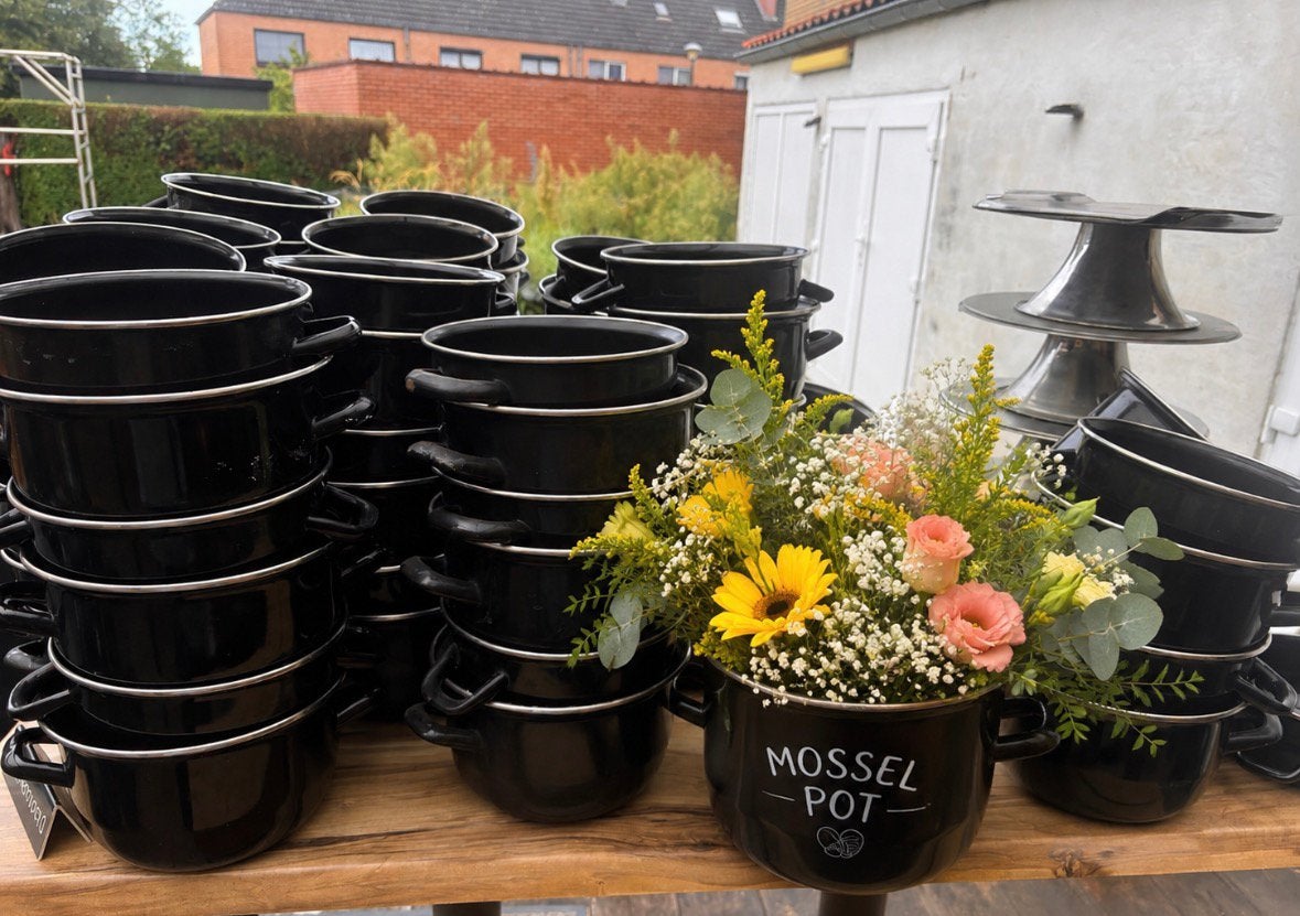 Mosselpotten, Huis en Inrichting, Ophalen, Gebruikt