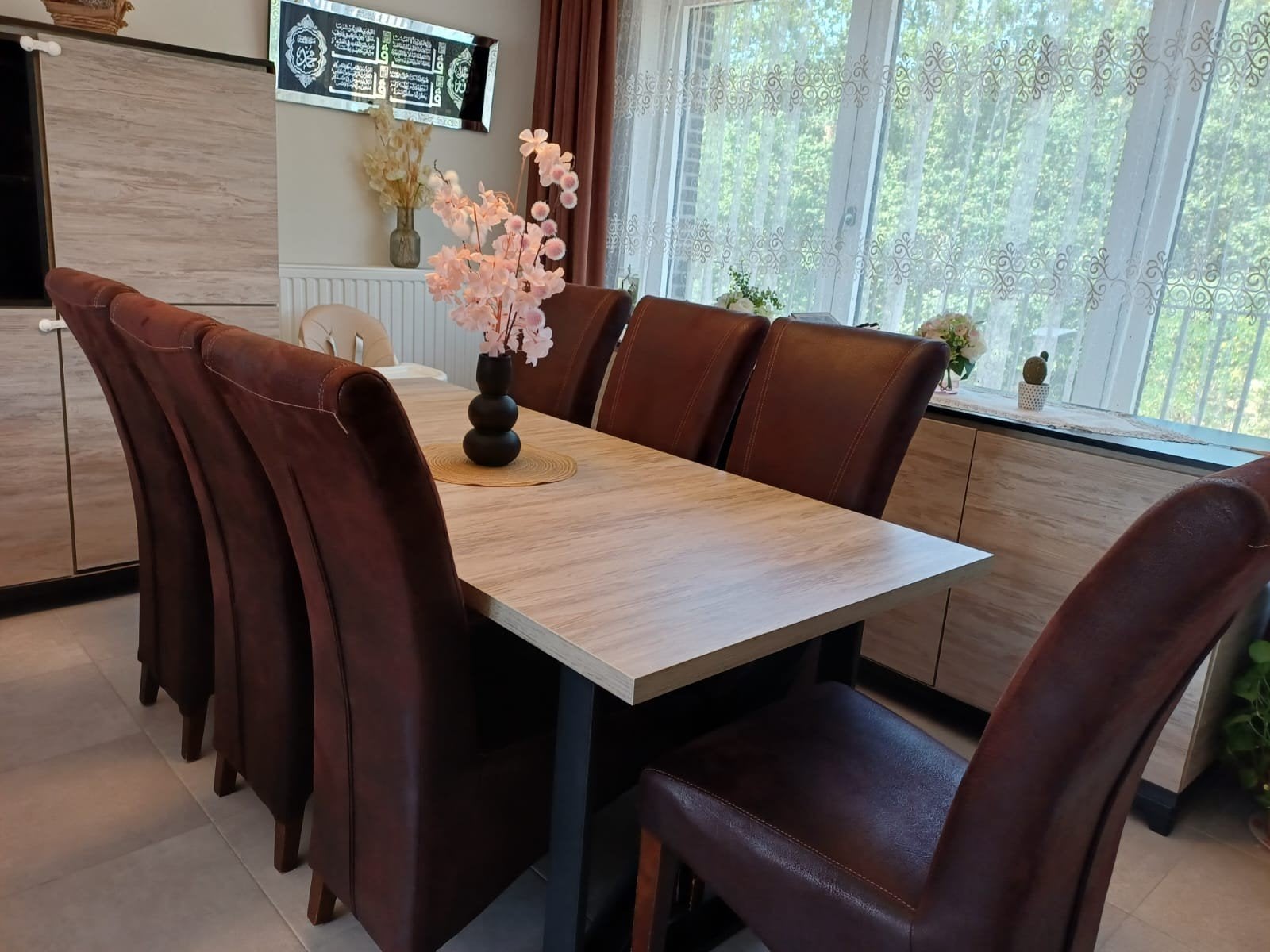Eetkamer set, Ophalen, Gebruikt, 6 tot 8 stoelen