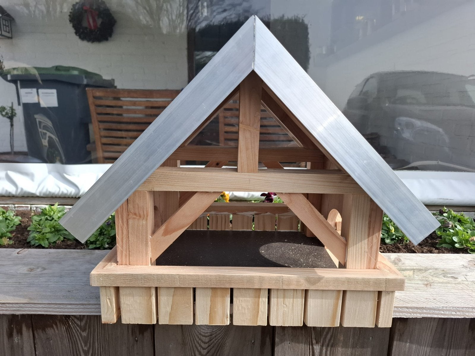 MANGEOIRE À OISEAUX, BOIS DE DOUGLAS, ARTISANAT, Enlèvement, Neuf